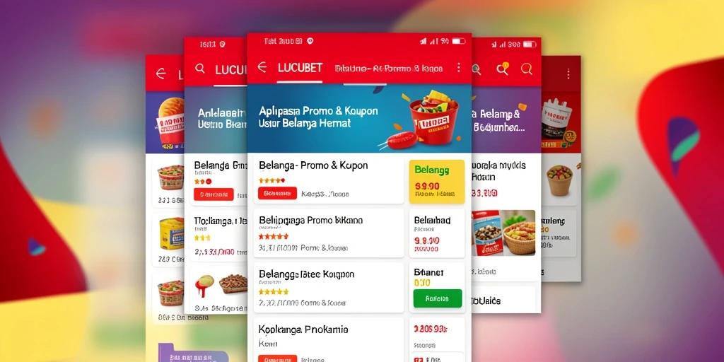Tampilan antarmuka LUCUBET yang menarik dan mudah digunakan.