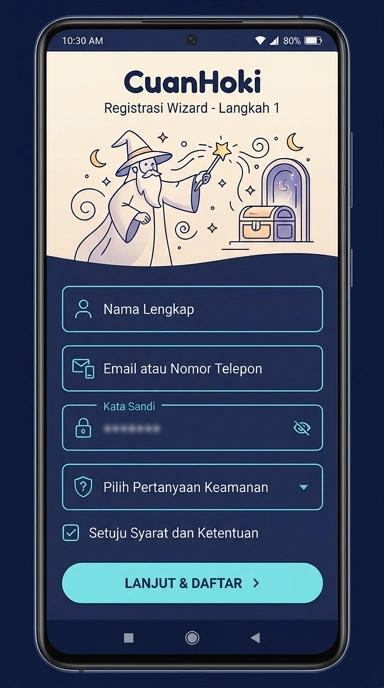 Panduan Lengkap Registrasi Akun Cuanhoki untuk Android